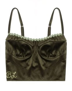 BOYS LIE Olive Suede Bustier Tank 14 BOYS LIE Olive Suede Bustier Tank -boy‘s lie Sales Store 407A4047rxs3 480x
