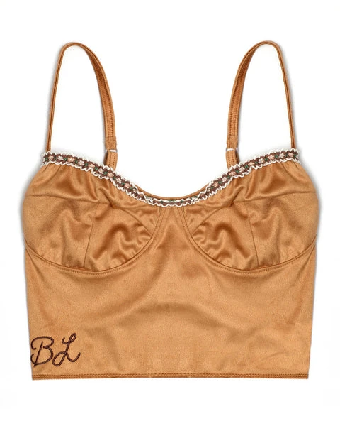 Autumn Suede Bustier Tank BOYS LIE Autumn Suede Bustier Tank -boy‘s lie Sales Store