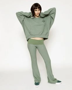 BOYS LIE Sage Green Thermal Pants