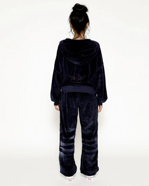 Velour Hoodie Crop BOYS LIE Velour Hoodie Crop -boy‘s lie Sales Store