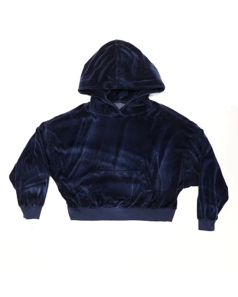 Velour Hoodie Crop BOYS LIE Velour Hoodie Crop -boy‘s lie Sales Store