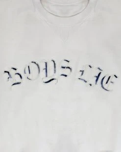 BOYS LIE Plaid Crewneck -boy‘s lie Sales Store 4O7A1716rcopy 480x