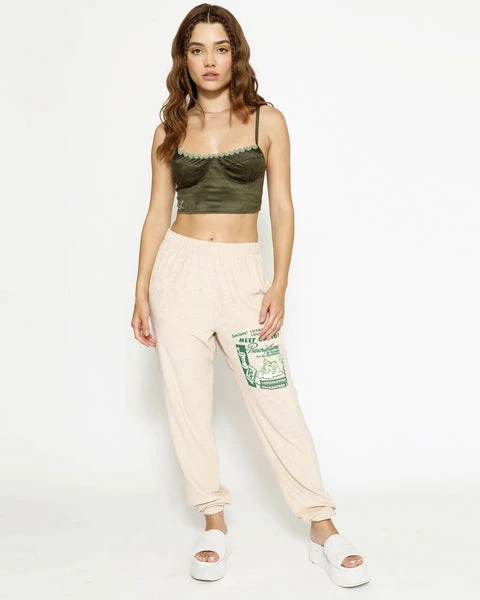 BOYS LIE Olive Suede Bustier Tank 3 BOYS LIE Olive Suede Bustier Tank - Image 3