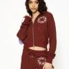 BOYS LIE On The Rocks Thermal Zip-Up Hoodie