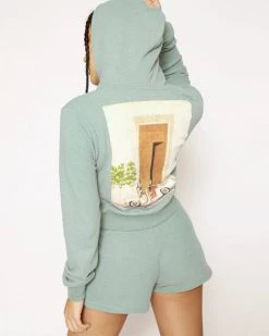 BOYS LIE Eyes Wide Shut Thermal Zip-Up Hoodie -boy‘s lie Sales Store 4O7A2533b 480x