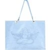 BOYS LIE Baby Blue Velour Tote