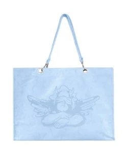 BOYS LIE Baby Blue Velour Tote