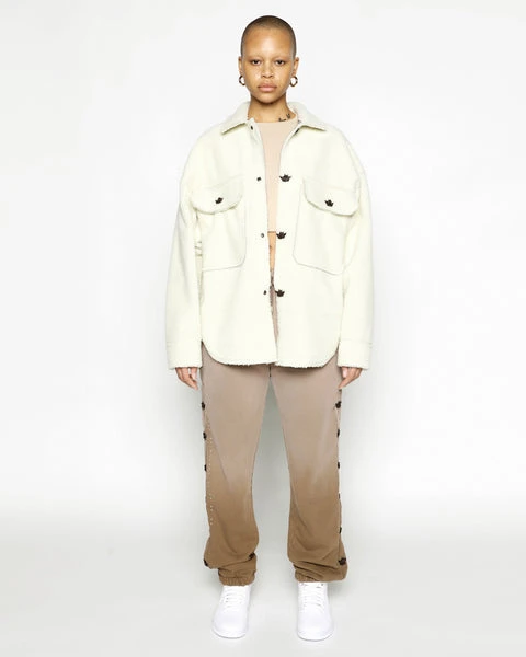 BOYS LIE Wrapped In Your Lies Sherpa Button Jacket 8 BOYS LIE Wrapped In Your Lies Sherpa Button Jacket - Image 8