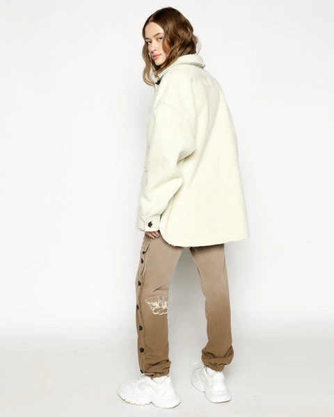 BOYS LIE Wrapped In Your Lies Sherpa Button Jacket 5 BOYS LIE Wrapped In Your Lies Sherpa Button Jacket - Image 5