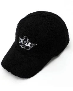 BOYS LIE Black Sherpa Cap -boy‘s lie Sales Store 4O7A8713rcopy2 480x
