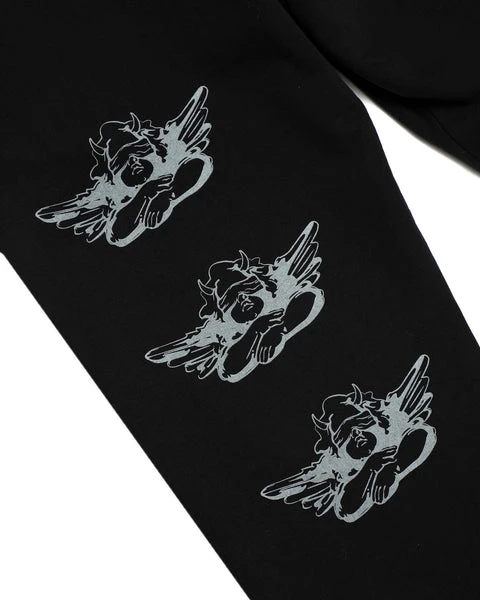 Heart Racer Black Sweatpants BOYS LIE Heart Racer Black Sweatpants -boy‘s lie Sales Store