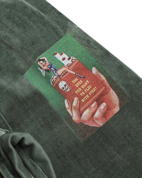 Twin Flame Velour Sweatpants BOYS LIE Twin Flame Velour Sweatpants -boy‘s lie Sales Store