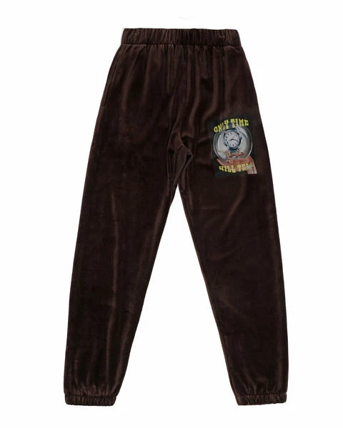 Time Will Tell Velour Sweatpants BOYS LIE Time Will Tell Velour Sweatpants -boy‘s lie Sales Store