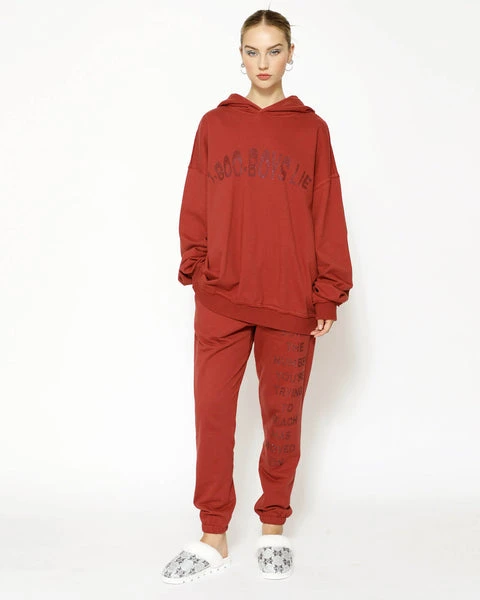 BOYS LIE Red 1-800 Remix Sweatpants 4 BOYS LIE Red 1-800 Remix Sweatpants - Image 4