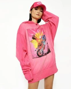 BOYS LIE Pink Break The Cycle Hoodie