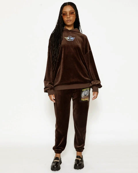 Time Will Tell Velour Sweatpants BOYS LIE Time Will Tell Velour Sweatpants -boy‘s lie Sales Store