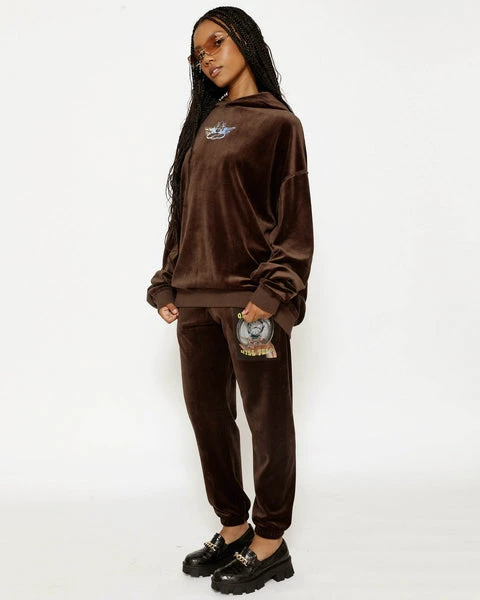 Time Will Tell Velour Sweatpants BOYS LIE Time Will Tell Velour Sweatpants -boy‘s lie Sales Store