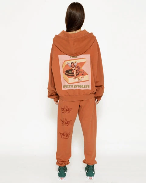 BOYS LIE Turn The Tables Rust Hoodie 6 BOYS LIE Turn The Tables Rust Hoodie - Image 6