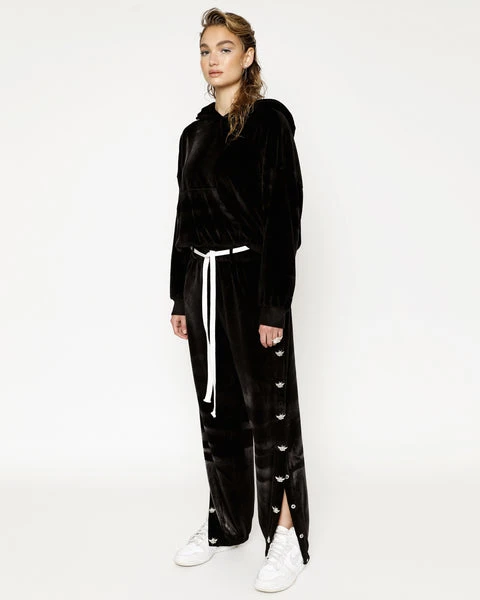 Black Oh Snap Velour Pants BOYS LIE Black Oh Snap Velour Pants -boy‘s lie Sales Store