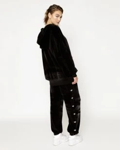 BOYS LIE Black BF Velour Hoodie -boy‘s lie Sales Store 4O7A9391xscopy 480x