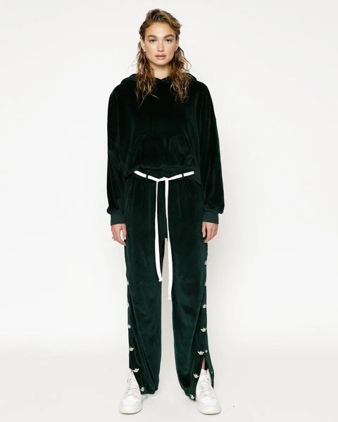 Green Oh Snap Velour Pants BOYS LIE Green Oh Snap Velour Pants -boy‘s lie Sales Store