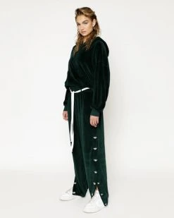 BOYS LIE Green Velour Cropped Hoodie -boy‘s lie Sales Store 4O7A9414rcopy 480x