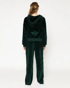 BOYS LIE Green Velour Cropped Hoodie -boy‘s lie Sales Store 4O7A9417xscopy 480x