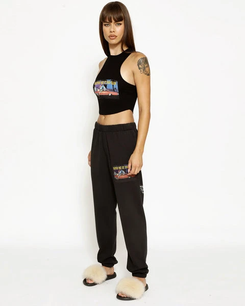 Heart Racer Black Sweatpants BOYS LIE Heart Racer Black Sweatpants -boy‘s lie Sales Store