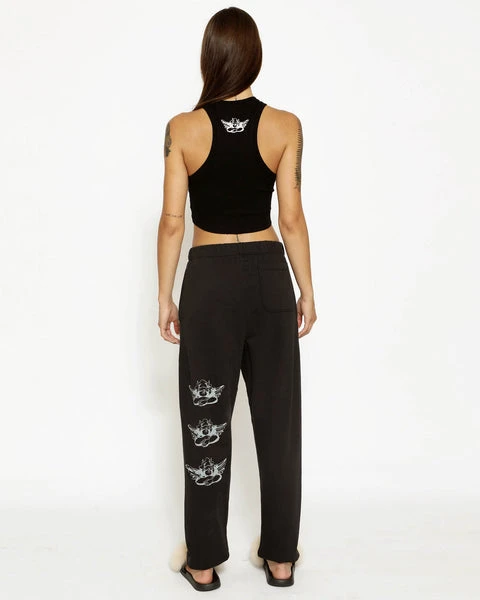 Heart Racer Black Sweatpants BOYS LIE Heart Racer Black Sweatpants -boy‘s lie Sales Store