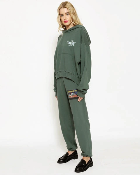 Heart Racer Green Sweatpants BOYS LIE Heart Racer Green Sweatpants -boy‘s lie Sales Store