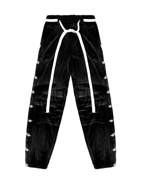 Black Oh Snap Velour Pants BOYS LIE Black Oh Snap Velour Pants -boy‘s lie Sales Store