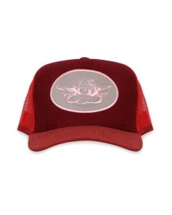 BOYS LIE Merlot Corduroy Trucker Hat