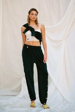 BOYS LIE Green Oh Snap Velour Pants 2 BOYS LIE Green Oh Snap Velour Pants -boy‘s lie Sales Store aimee541009007 133 copy 480x