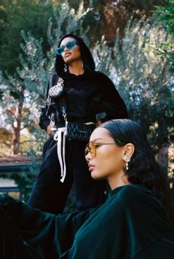 BOYS LIE Green Velour Cropped Hoodie -boy‘s lie Sales Store aimee750008246 248 copy 480x