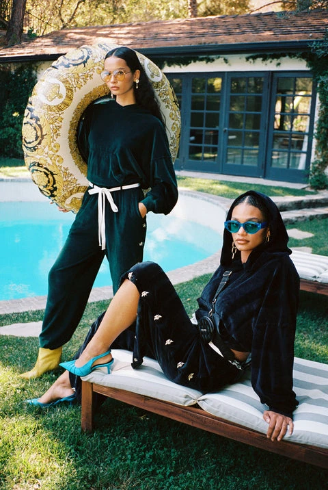 Black Oh Snap Velour Pants BOYS LIE Black Oh Snap Velour Pants -boy‘s lie Sales Store aimee750008246 413 copy d5bd934c 8290 4584 b4f8