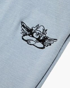 BOYS LIE Blue Petty Sweatpants -boy‘s lie Sales Store boys lie petty pant blue closeup 1 480x