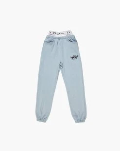 BOYS LIE Blue Petty Sweatpants -boy‘s lie Sales Store boys lie petty pant blue front 480x